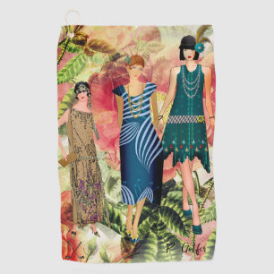 Retro Fashion Ladies Serviette de golf personnalis