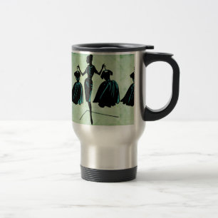 Retro-Fashionista-Silhouette Reisebecher