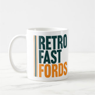 Retro Fast Fords Klassischer Becher Kaffeetasse