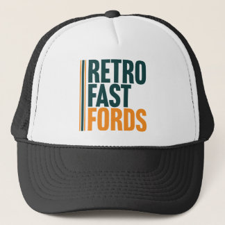 Retro Fast Fords Truckerhut Truckerkappe