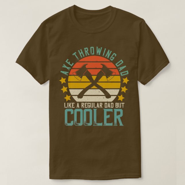 Retro Fatherx27s Day Ax Vater wie ein normaler T-Shirt (Design vorne)
