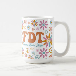 Retro FDT Foxtrot Delta Tango Kaffeetasse