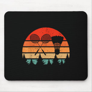 Retro-Federballschläger Shuttlecock Lustiger Feder Mousepad