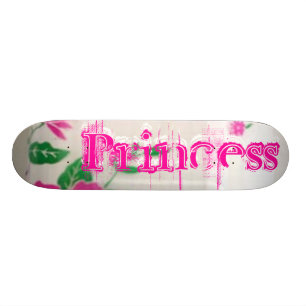 Retro Felsen-Prinzessin Skateboard
