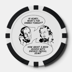 Retro Feminist Spaß Poker Chips