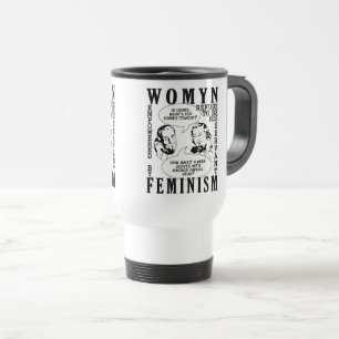 Retro Feminist Spaß Tasse