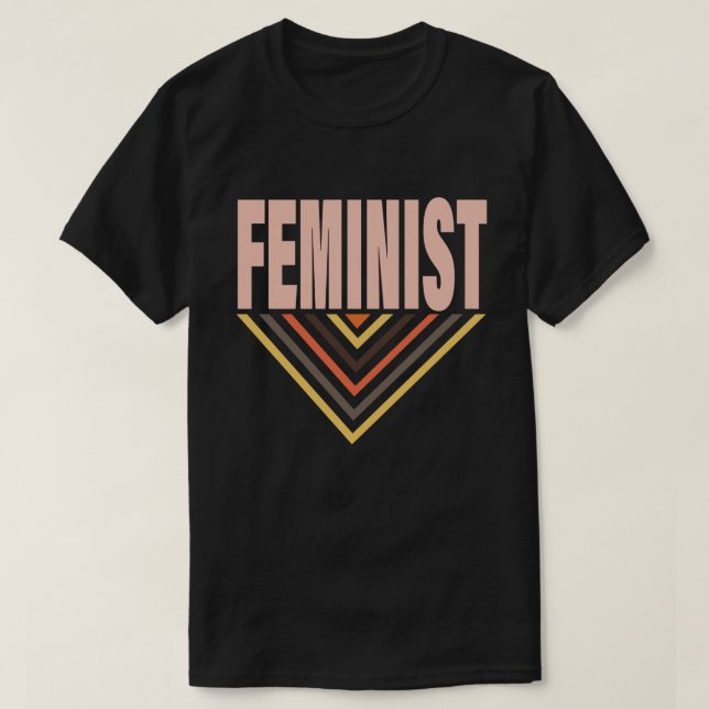 Retro Feminist T-Shirt (Design vorne)