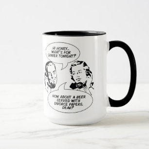 Retro-feministischer Humor Tassen