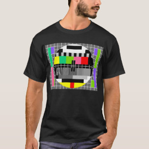 "Retro Fernseh" Shirt für Mann