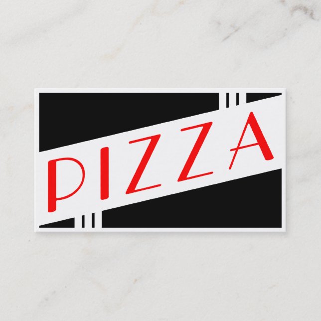 rétro fidélité de client de pizza (Devant)