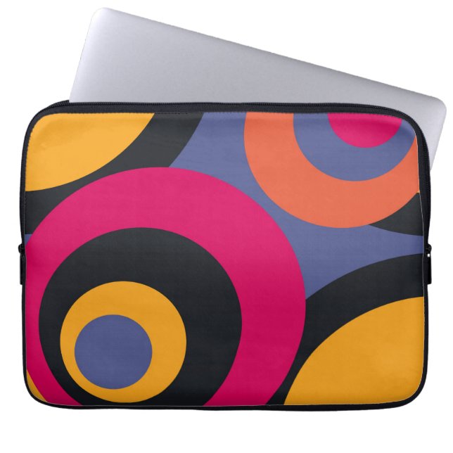 Retro Fifties Abstrakt Art Laptopschutzhülle (Vorderseite)