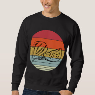 Retro Fig Design Vegetarian Figs Pflanze Sweatshirt