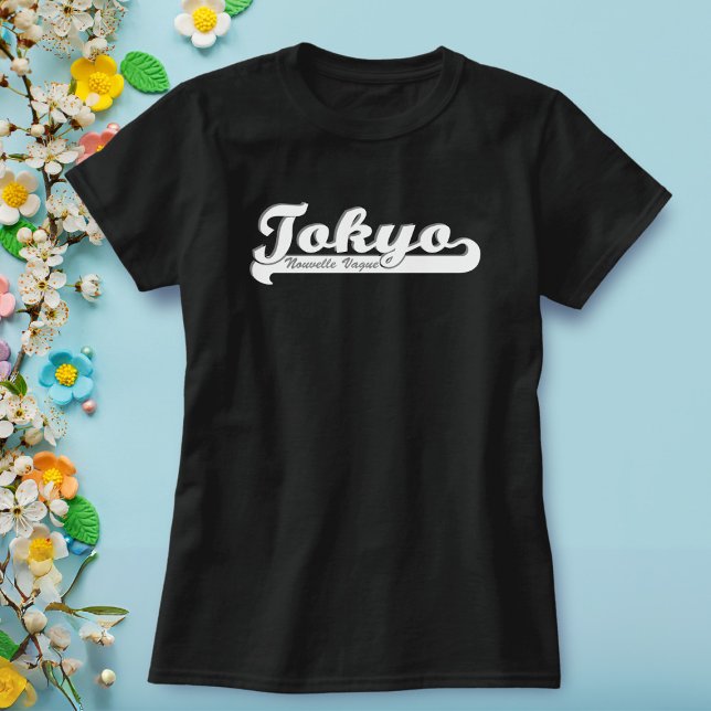 Retro Figaro Citation Tokyo Nouvelle Vague T-Shirt (Retro Tokyo Nouvelle Black Figaro Car Lover T-Shirt just for you)