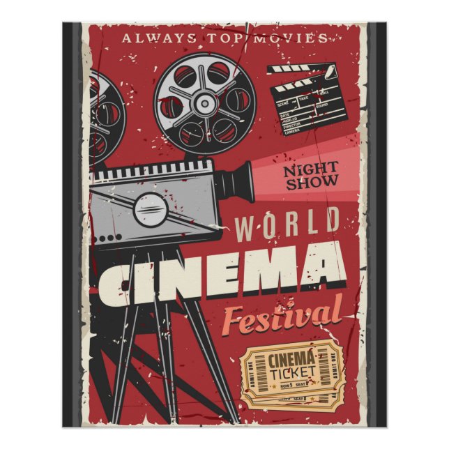 Retro-Film-Fest Poster (Vorderseite)