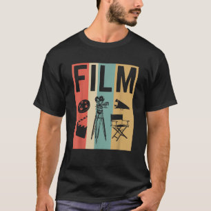 Retro-Film-Kino-Geschenk für Filmemacher T-Shirt
