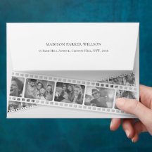 Retro Film Strip Custom Photos Movie Party