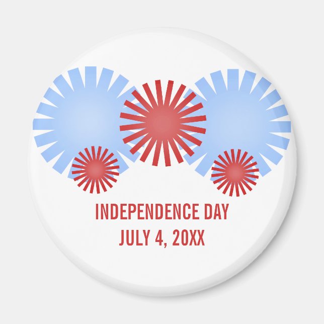 Retro Fireworks Magnet (Vorne)