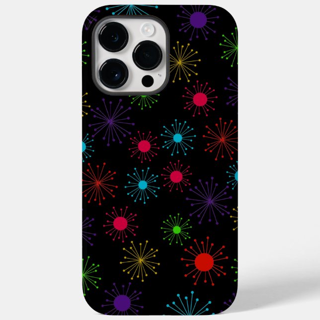 Retro-Fireworks-Sternexplosionen Case-Mate iPhone Hülle (Rückseite)