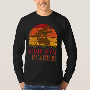 Retro Fitness Bike Zuhause Gym Cardio Übungsrad T-Shirt