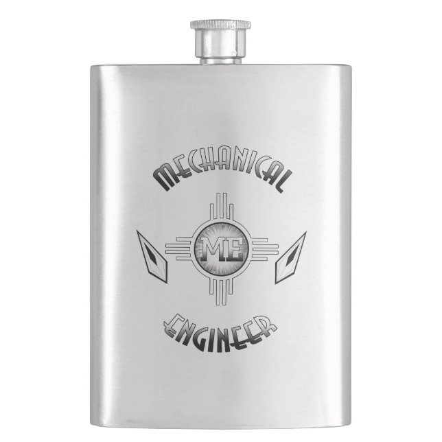 Retro Flachmann (Vorderseite)