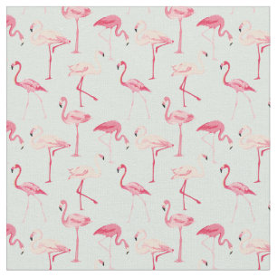 Retro Flamingo-Muster Stoff