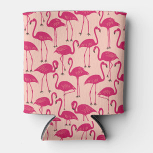 Retro Flamingo   Sommer-Pool-Sonnenuntergangs-Sher Dosenkühler