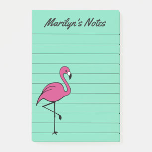 Retro Flamingo zu tun List Post it Notes Geschenk Post-it Klebezettel
