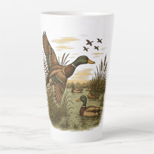 Retro-Fliegende-Stockenten-Jagd Milchtasse
