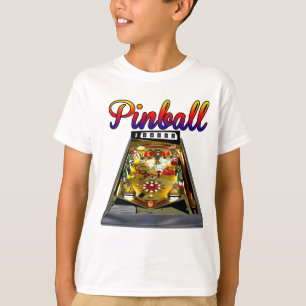Retro Flipperautomat-Maschinen-Entwurfs-T - Shirt