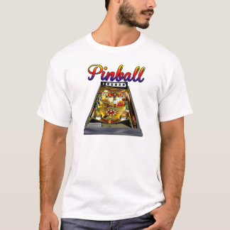 Retro Flipperautomat-Maschinen-Entwurfs-T-Shirt T-Shirt