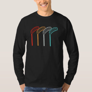 Retro-Floorballspieler Unihockey Team Trainer T-Shirt