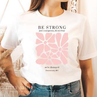 Retro Floral Christlicher T - Shirt für ihre Bibel