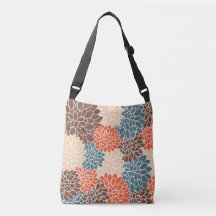 Retro Floral Crossbody Bag