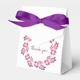 Retro Floral Crown - Danke Geschenkschachtel