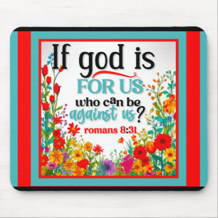 Retro Floral Inspiration Mousepad