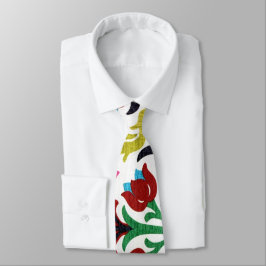 Retro Floral Krawatte| Krawatte für Primärfarbstof