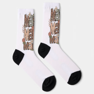 Retro Floral "Mama Socken" - Niedliches Geschenk f Socken