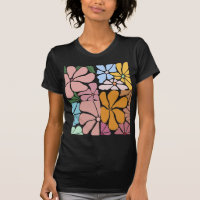 Retro Floral Pattern - Vintage Blume in Farbe