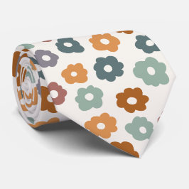 Retro Floral Spring Garden Neck Tie Krawatte