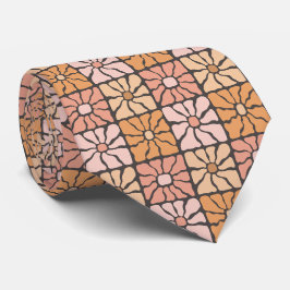 Retro Floral Spring Garden Neck Tie Krawatte