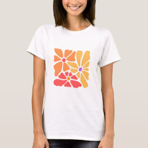 Retro Floral T - Shirt