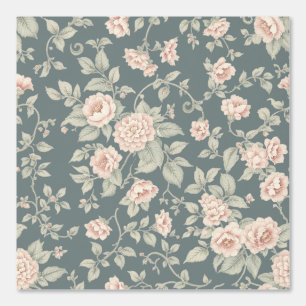 Retro Floral Tapete