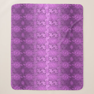 Retro Floral Violet Design Sherpadecke