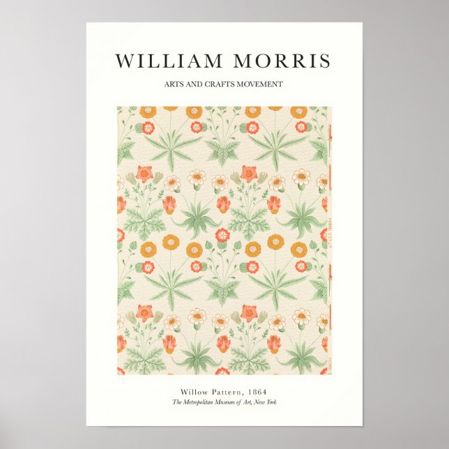 Retro Flower Poster (Vorne)