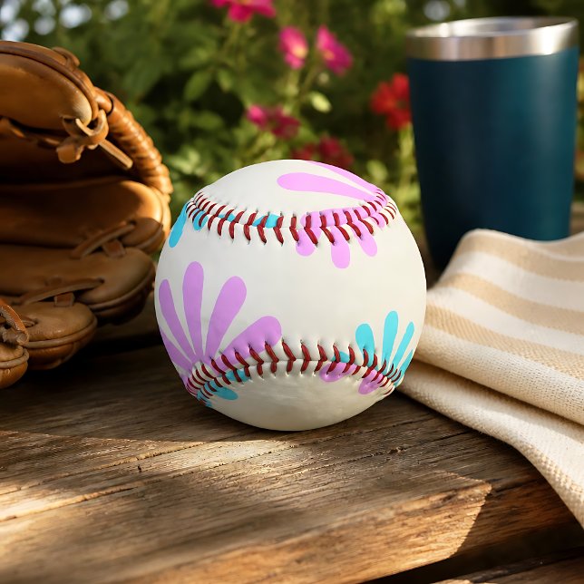 Retro Flower Power Baseball (Von Creator hochgeladen)