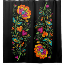 Retro Flower Power Ranken Border 19