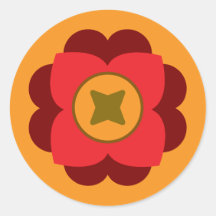 retro flower