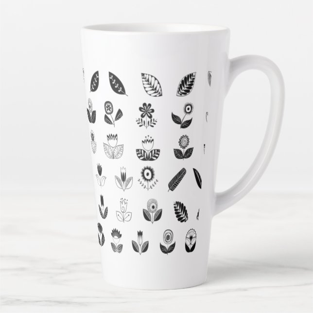retro-flowers-leaf-flower-vintage milchtasse (Rechts)