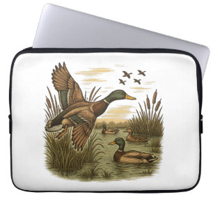 Retro-Flug-Entenjagd Laptopschutzhülle