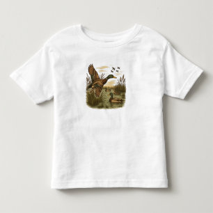 Retro-Flug-März-Enten-Jagd Kleinkind T-shirt